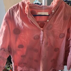 Pink Embroidered Blouse